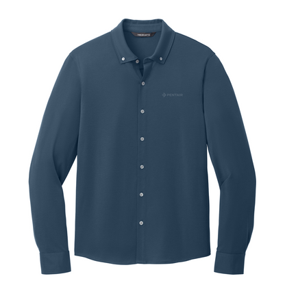 MERCER + METTLE Men's Stretch Jersey Long Sleeve Shirt