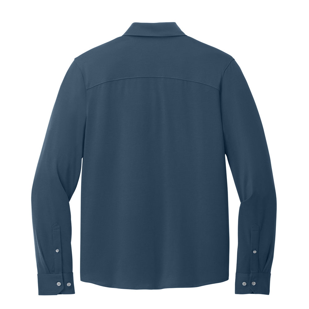 MERCER + METTLE Men's Stretch Jersey Long Sleeve Shirt