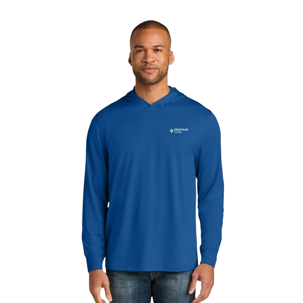 CornerStone Workwear Pro Long Sleeve Hooded Tee - Pentair Pool