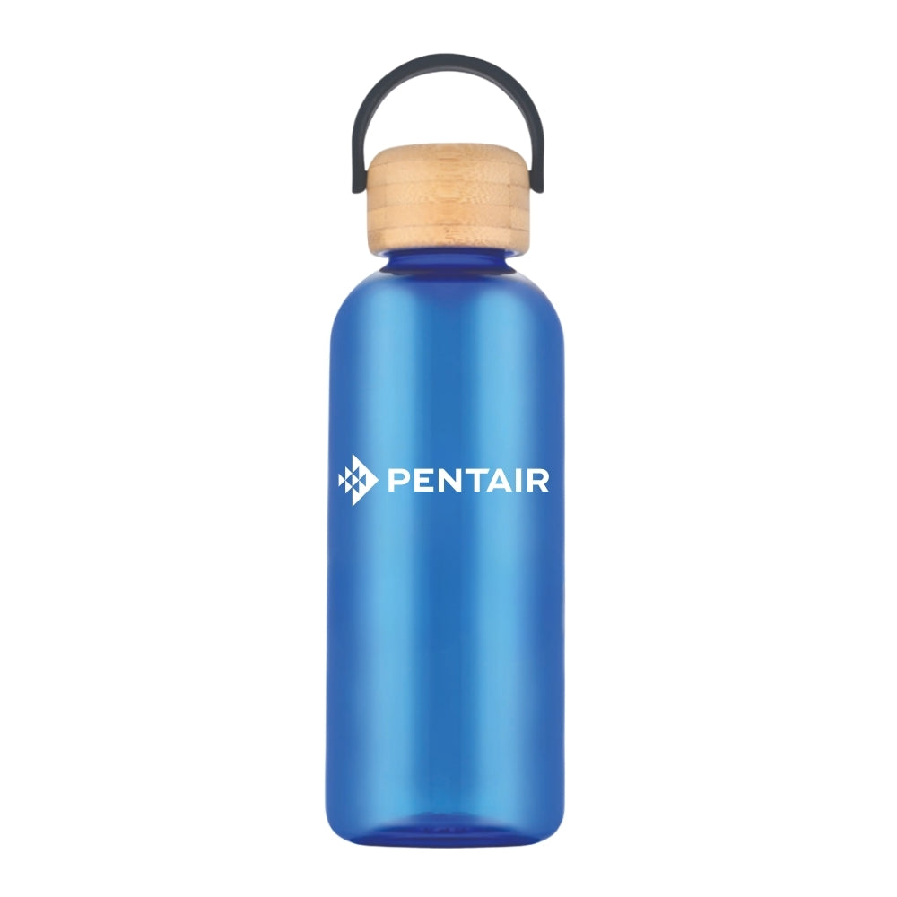 21 oz Water Bottle with Bamboo Lid & Handle