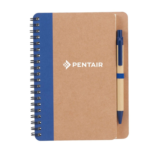 Eco-Friendly Spiral Notebook with Pen