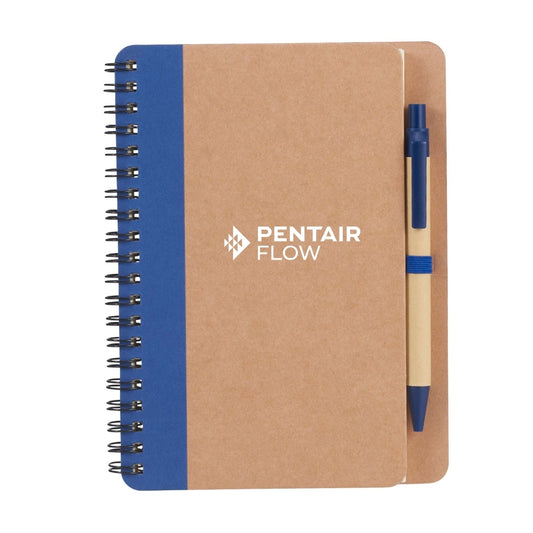 Eco-Friendly Spiral Notebook with Pen - Pentair Flow