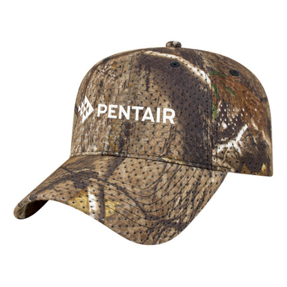 Polyester Large Mesh Camo Cap