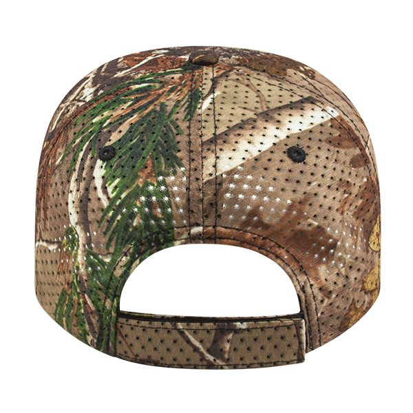 Polyester Large Mesh Camo Cap